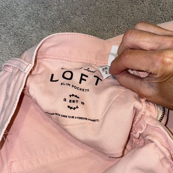 LOFT Modern Skinny Crop Slim Pockets Jeans Size 2 - Picture 10 of 11